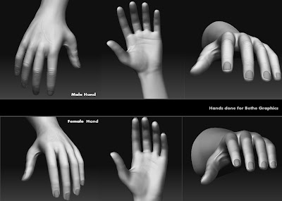 Harnain 3d artist: Hands Models