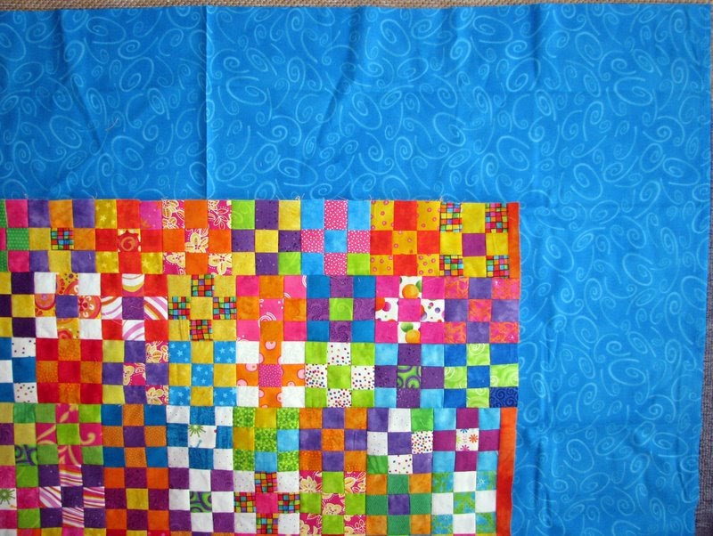 Lazy Gal Quilting Blue or Orange?