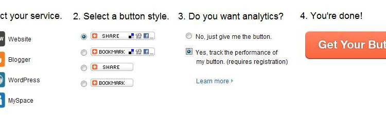 Cara memasang AddThis Button