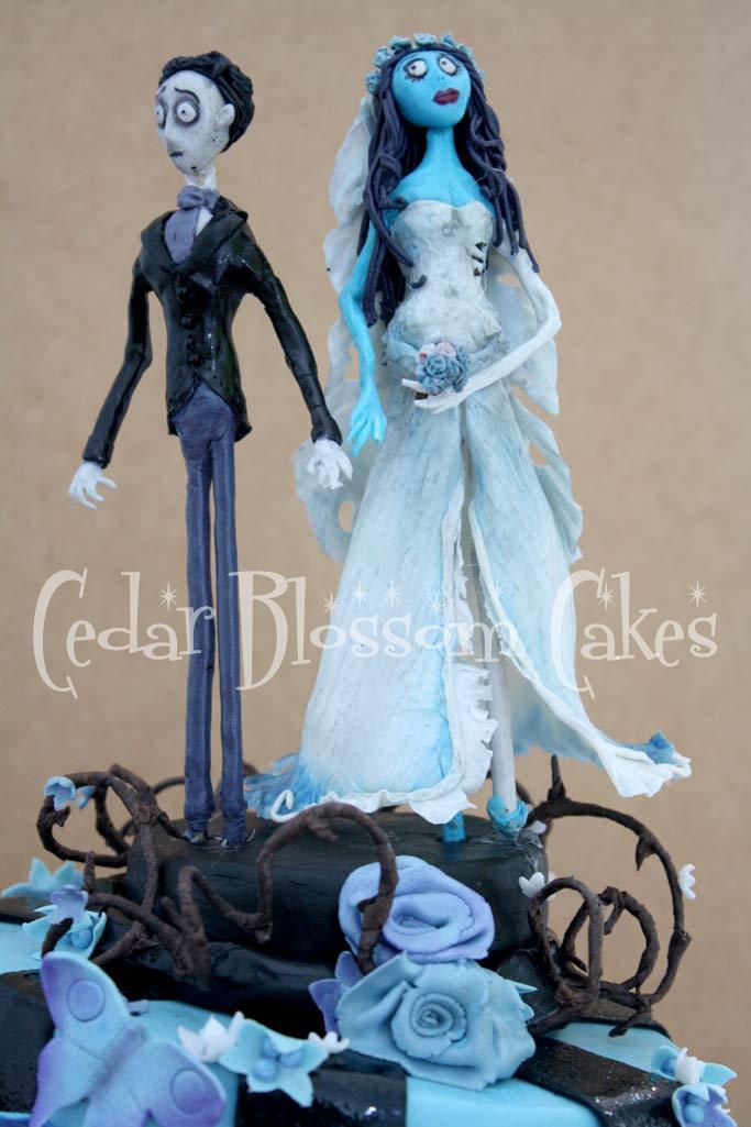 The corpse bride wedding cake was very well received corpse bride weddings