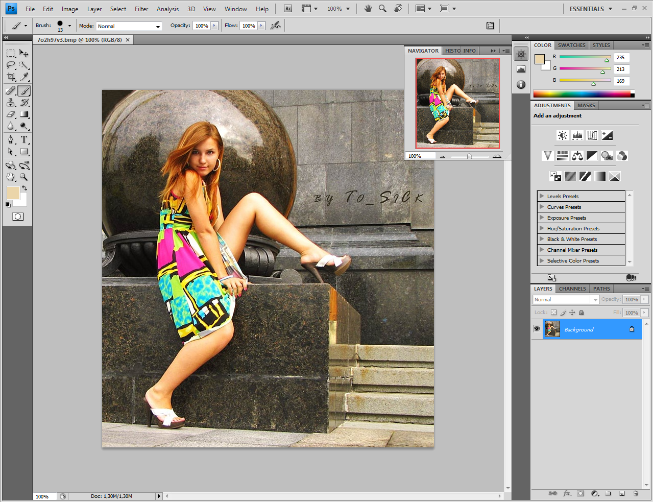 Фотошоп окно просмотра