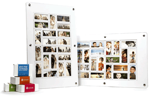 moo mosaic frame for mini moo cards