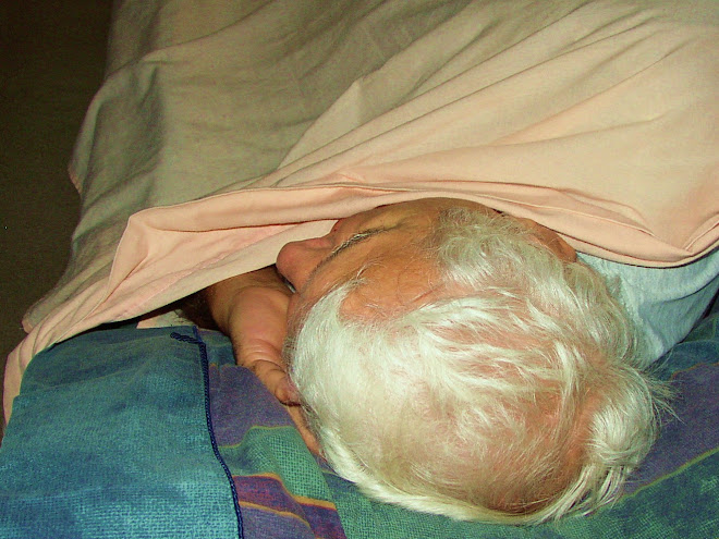 My current husband - taking a snooze; he's 73 now.