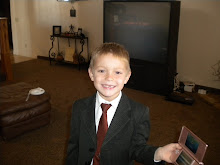 Little man dressed for church