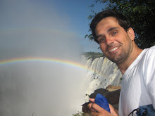 Not sure what is better to look at the Falls or the hot Brazilian