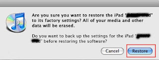 How to Restore iPad