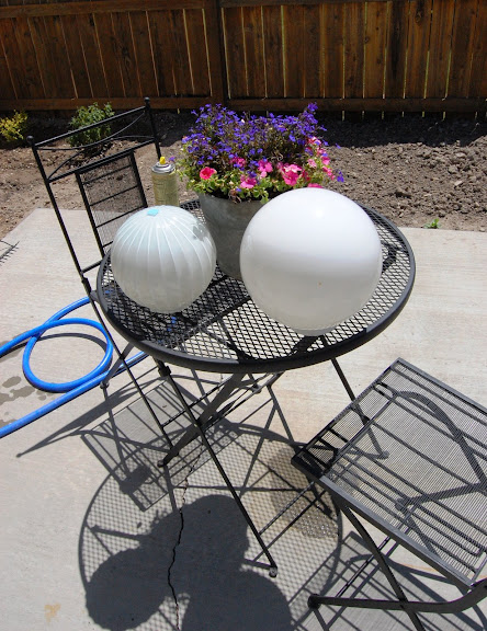 Design Gal & Her Handyman: concrete garden balls