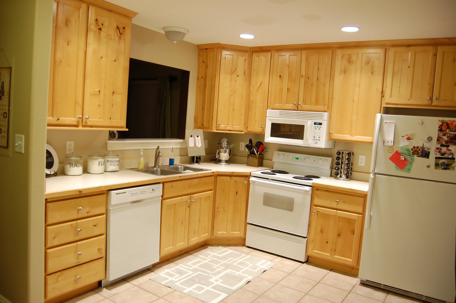 Kitchen cabinet fronts Light Over Kitchen Sink
