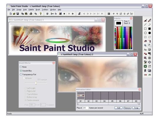 برنامج Saint Paint لتحرير الصور و التعديل عليها كامل مع السريال بحجم 3 مب على أكثر من سيرفر . Portbable+Saint+Paint+Studio+16.1