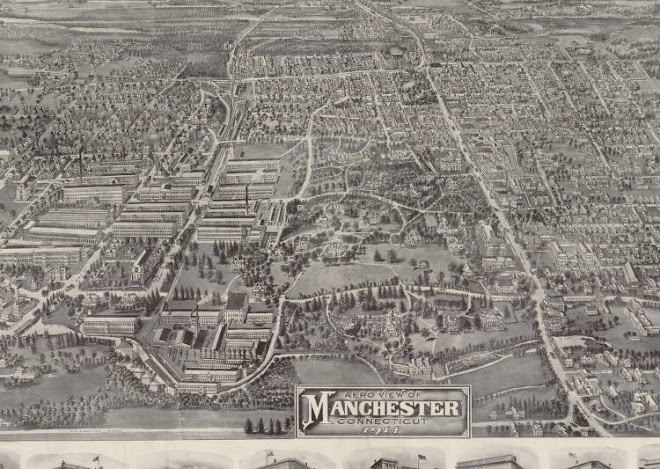 1914 map of Manchester