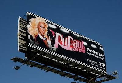 RuPaul's Drag Race TV billboard