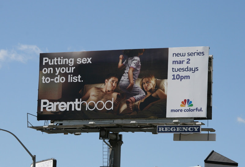 Parenthood Sex on the to do list TV billboard