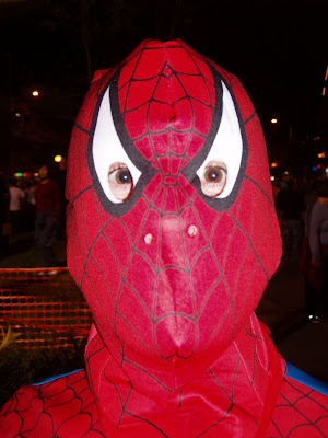 Spider-man at the West Hollywood Halloween parade