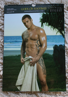 If football gods were ever to be existed, what would they look like? Daniel+Conn+Gods+of+Football+calendar