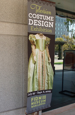 FIDM TV costume exhibition banner