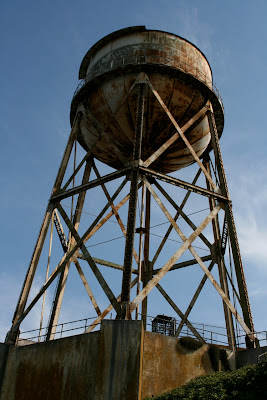 Alcatraz water tower