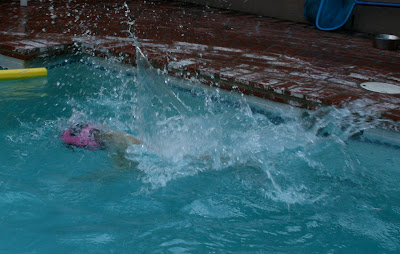 Big pool splash