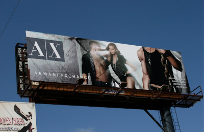Armani Exchange fashion billboard