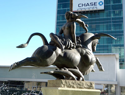 Whispering angel statue at Sunset and Vine