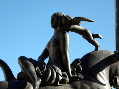 The Flight of Europa sculpture Sunset & Vine