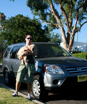 Cooper, Jason in Hollywood and his car