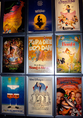 Cartoon film posters at ArcLight Sherman Oaks