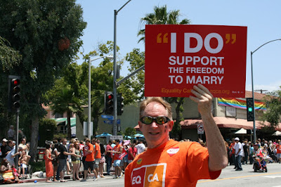 Support Gay marriage LA Pride 2010