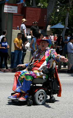 West Hollywood Pride Parade glittering wheelchair 2010