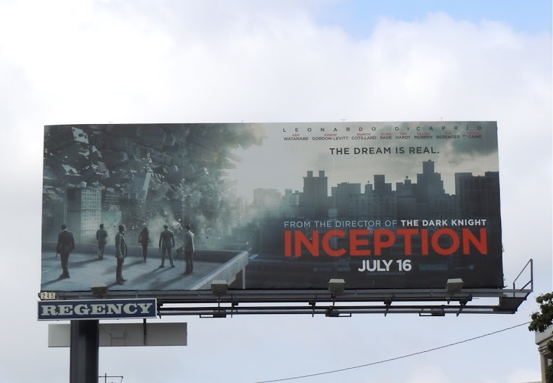 Inception movie billboard