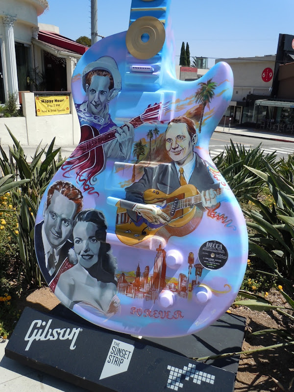 The Glory Days Guitar sculpture Sunset Strip