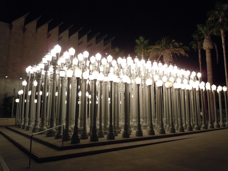Nighttime Urban Light LACMA