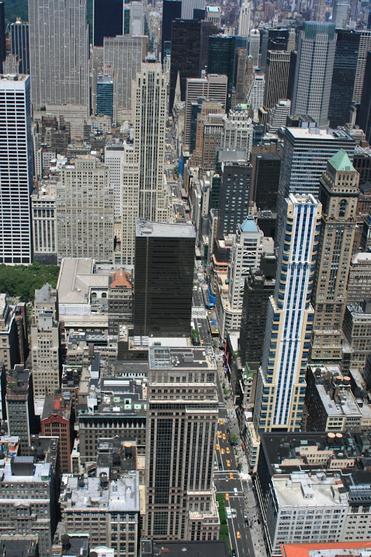 Bustling New York streets