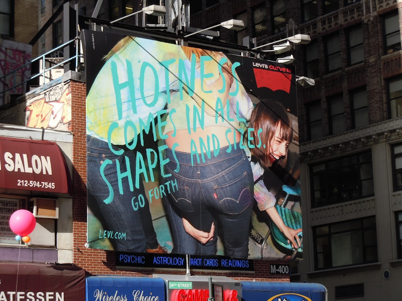 Levi's Hotness Curve ID billboard
