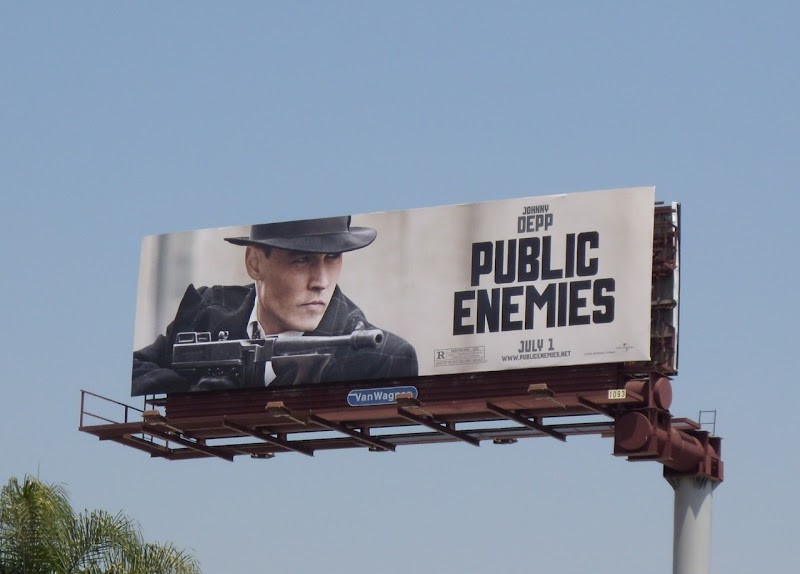 Public Enemies movie billboard