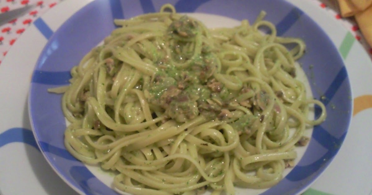 My Ricettarium Linguine pesto di rucola e vongole