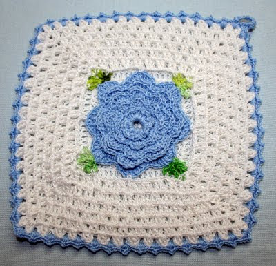 Free Crochet Dishcloth and Potholder Pattern Free Crochet Dishcloth and Potholder Pattern
