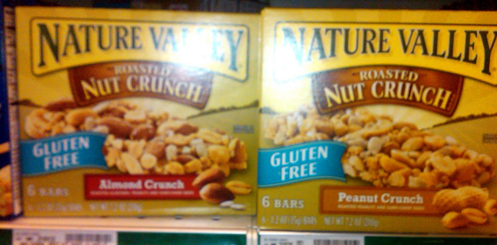 Goodie Goodie GlutenFree Nature Valley Roasted Nut Crunch Bars