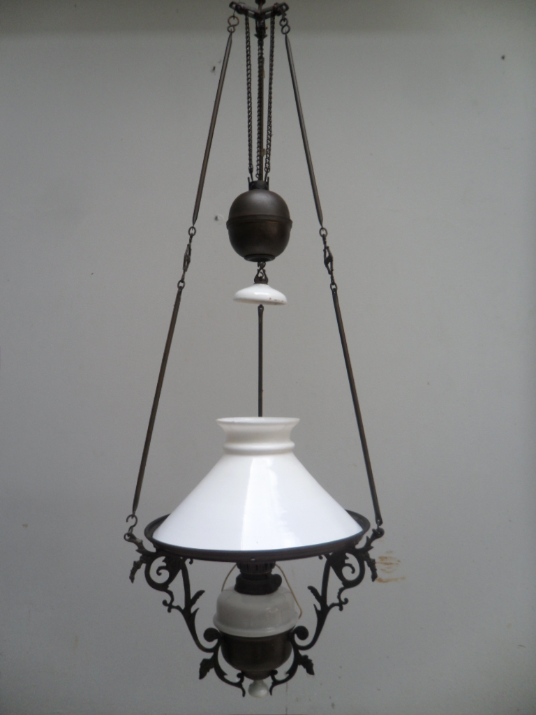 Henry Antique Collections Antique Brass Hanging Lamp