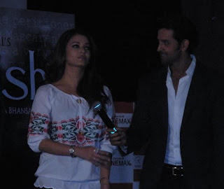 Aishwarya Rai and Hrithik at first promo launch of Guzaarish Aishwarya Rai and Hrithik at first promo launch of Guzaarish