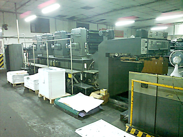 MESIN CETAK HEIDELBERG SPEED MASTER 4 WARNA 72 X 102