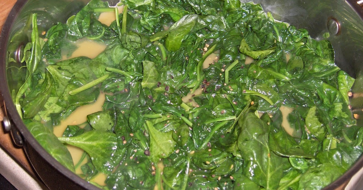 The Obsessive Chef: Sauteed baby spinach