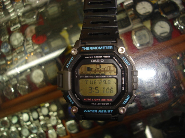 vintage casio thermometer watch