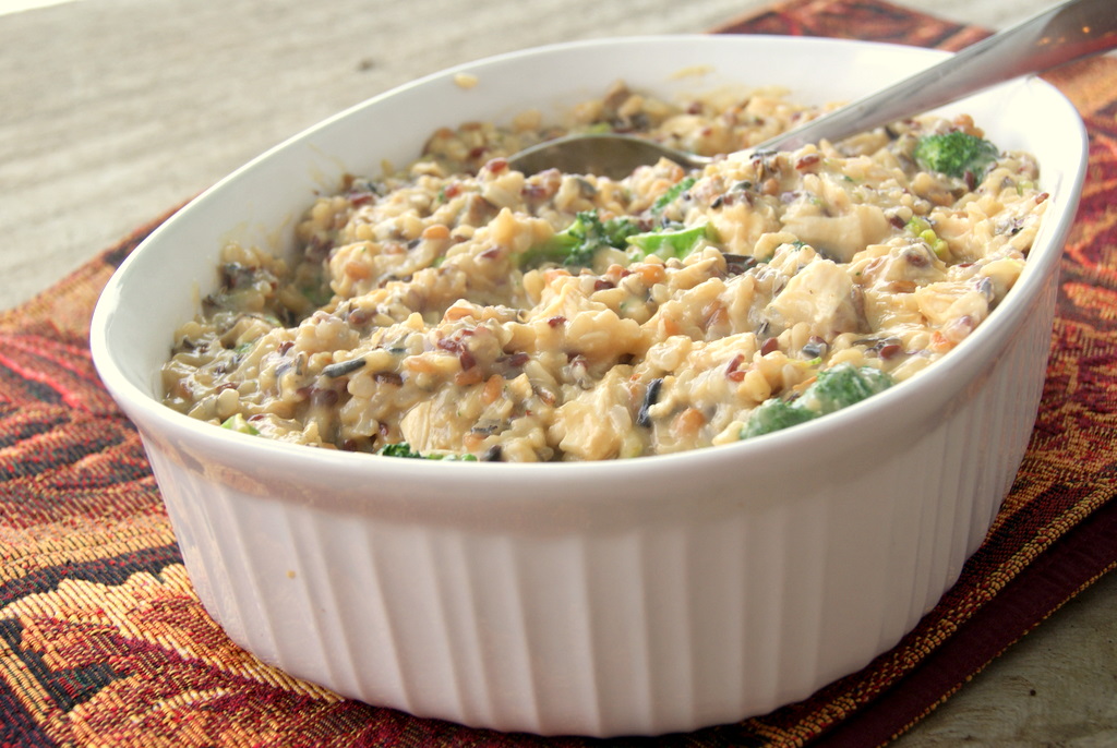 chicken wild rice mushroom soup casserole