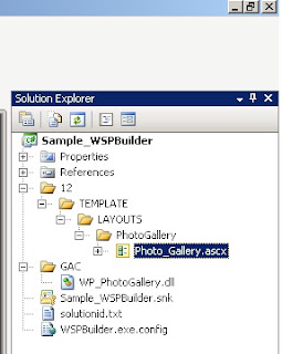 WSPBuilder Folder Hierarchy for Sample