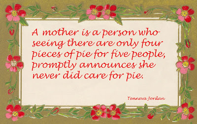 the last door down the hall: Quote - Mother's