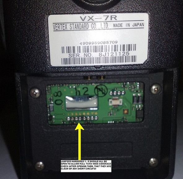 Yaesu Vx 6r Band Mod Squad