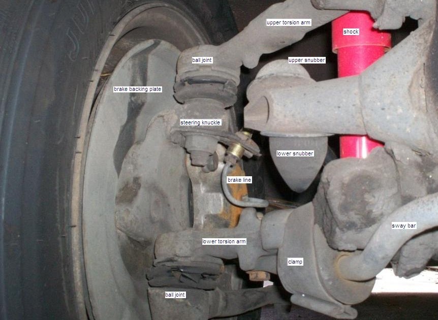 View from a Bus Installing torsion arms Part I