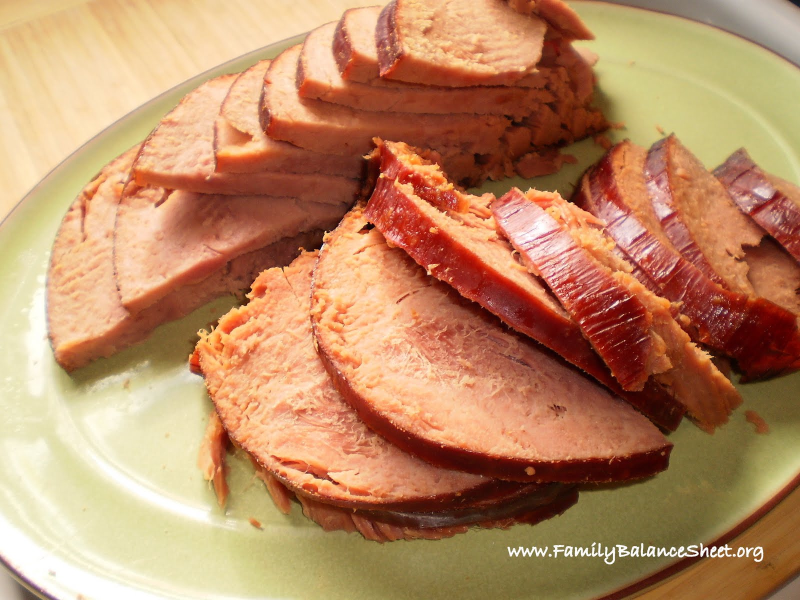 How To Bake A Ham Family Balance Sheet