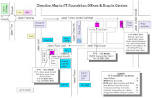 Map to Pink Triangle Foundation Malaysia
