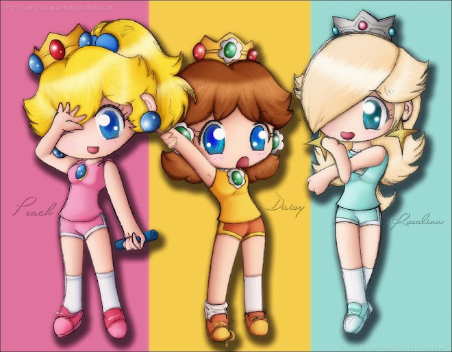 princess peach and princess daisy. princess peach and daisy